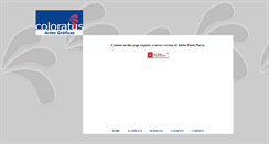 Desktop Screenshot of coloratus.com.br